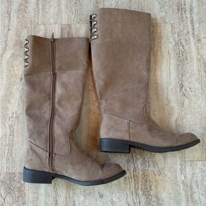 Lauren Conrad Tall Taupe Boots